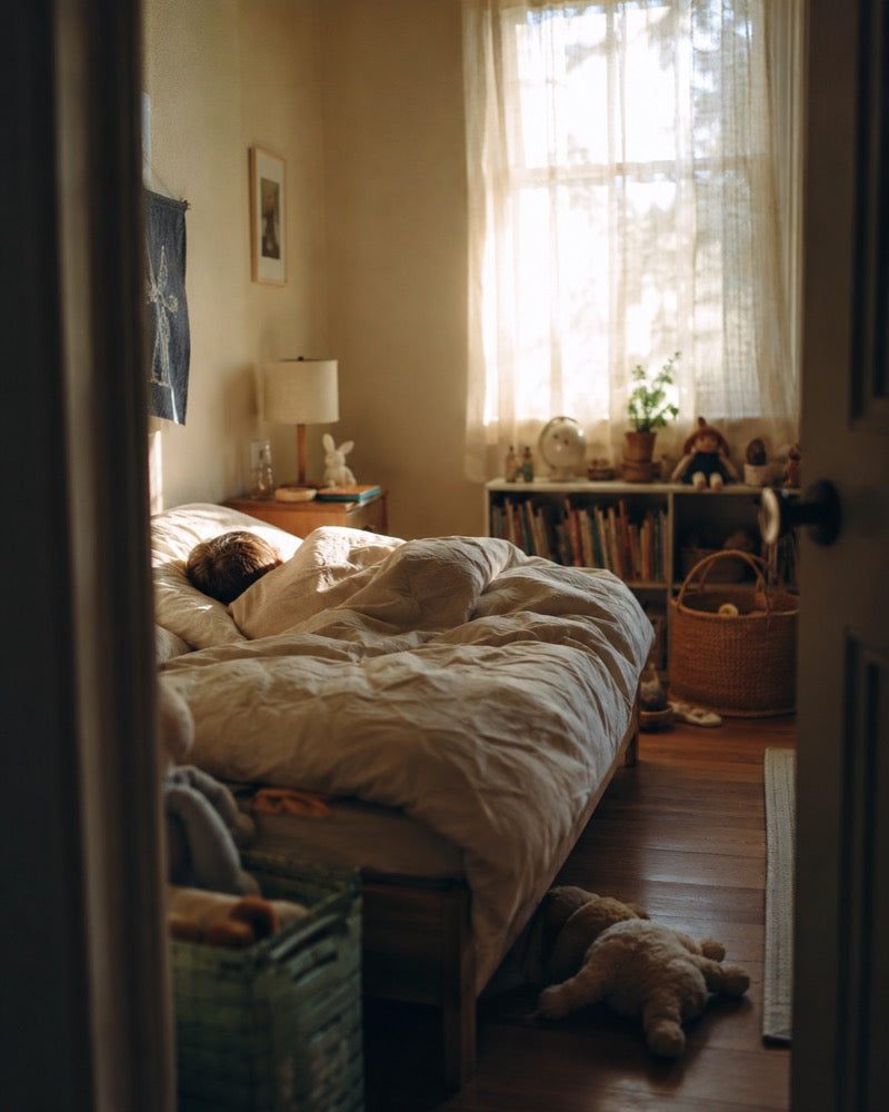 The morning is yours until they walk in asking for breakfast.